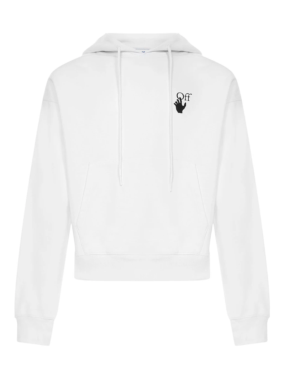 Off-White Caravaggio Lute Painting Printed Hoodie in White
