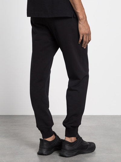 Off-White OW Logo Slim Cuffed Joggers in Black