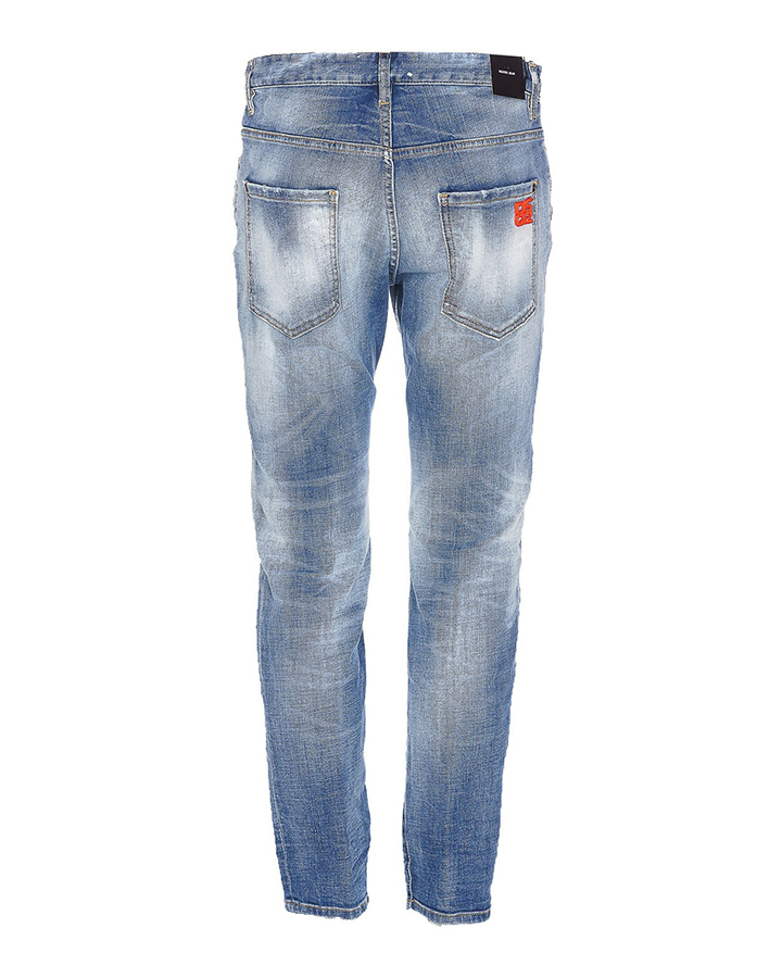 Dsquared2 – Coole Jeans in heller Clean-Waschung in Blau