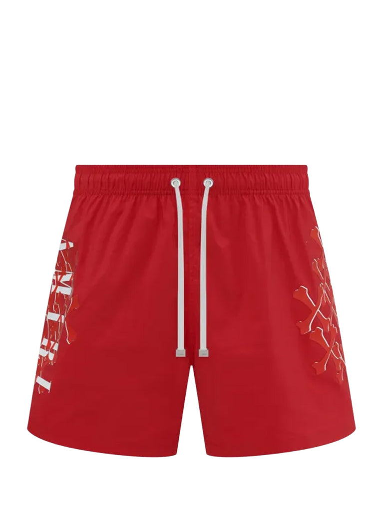 Bones Printed Swim Shorts