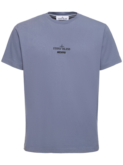 Stone Island „Archivio“-T-Shirt in Blau