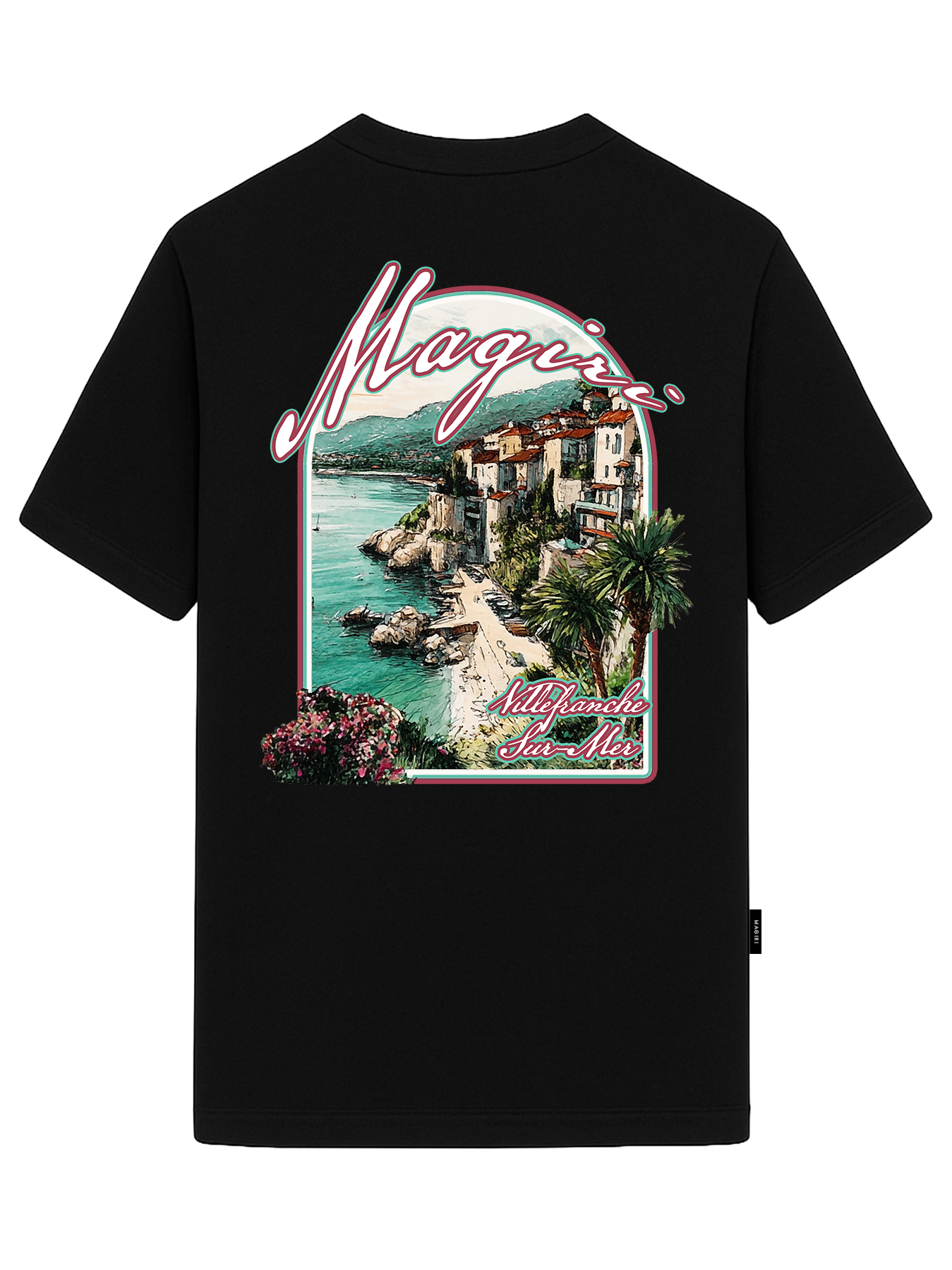 Magiri Sur Mur Printed T-Shirt in Black