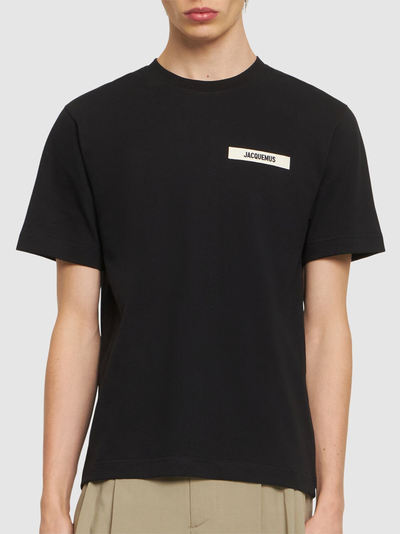 Jacquemus – T-Shirt „The Gros Grain“ in Schwarz