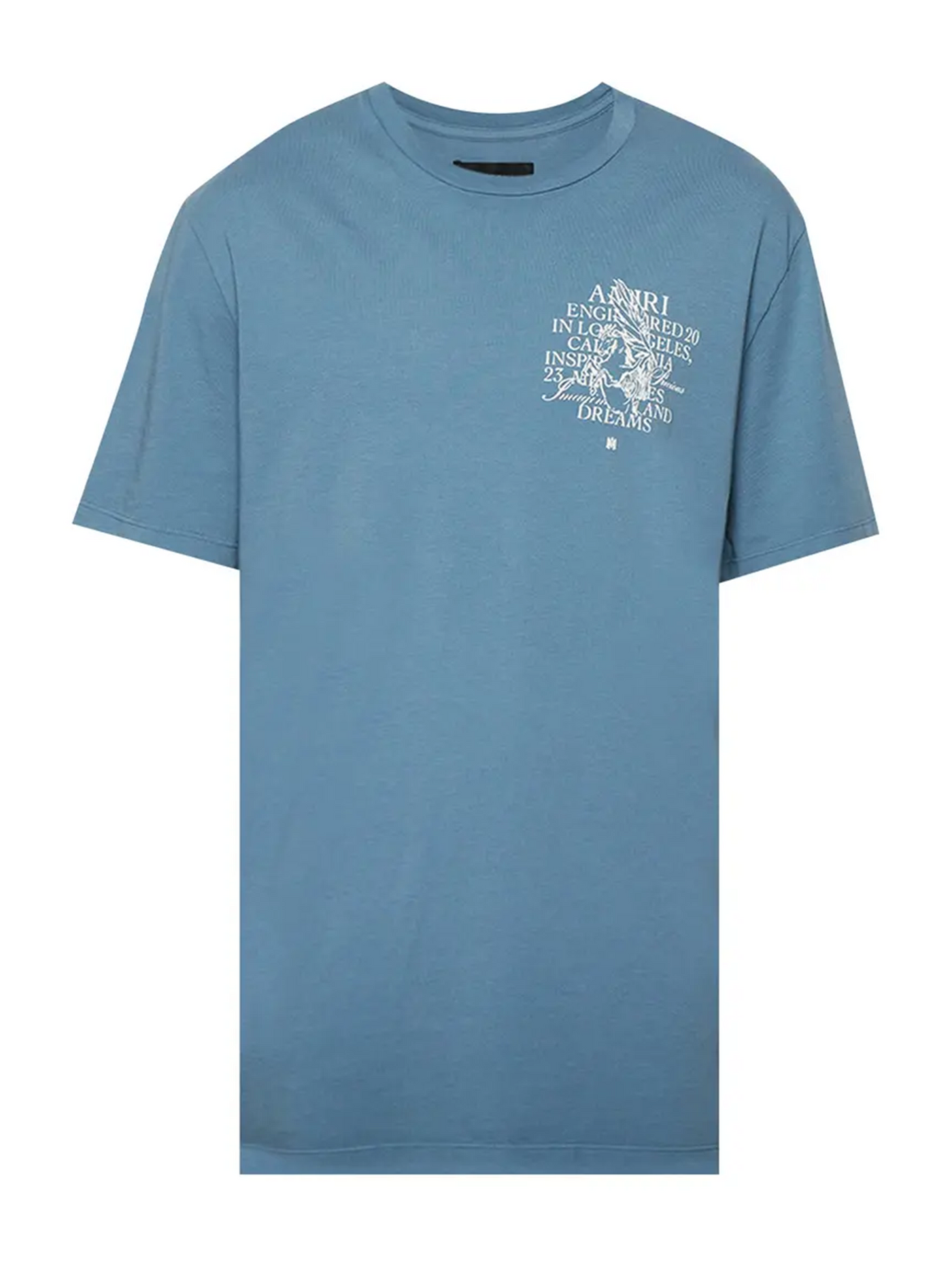 Amiri Precious Memories Printed T-Shirt in Bluefin