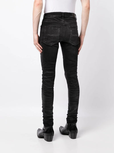 Amiri Stack Whisker Slim Black Jeans