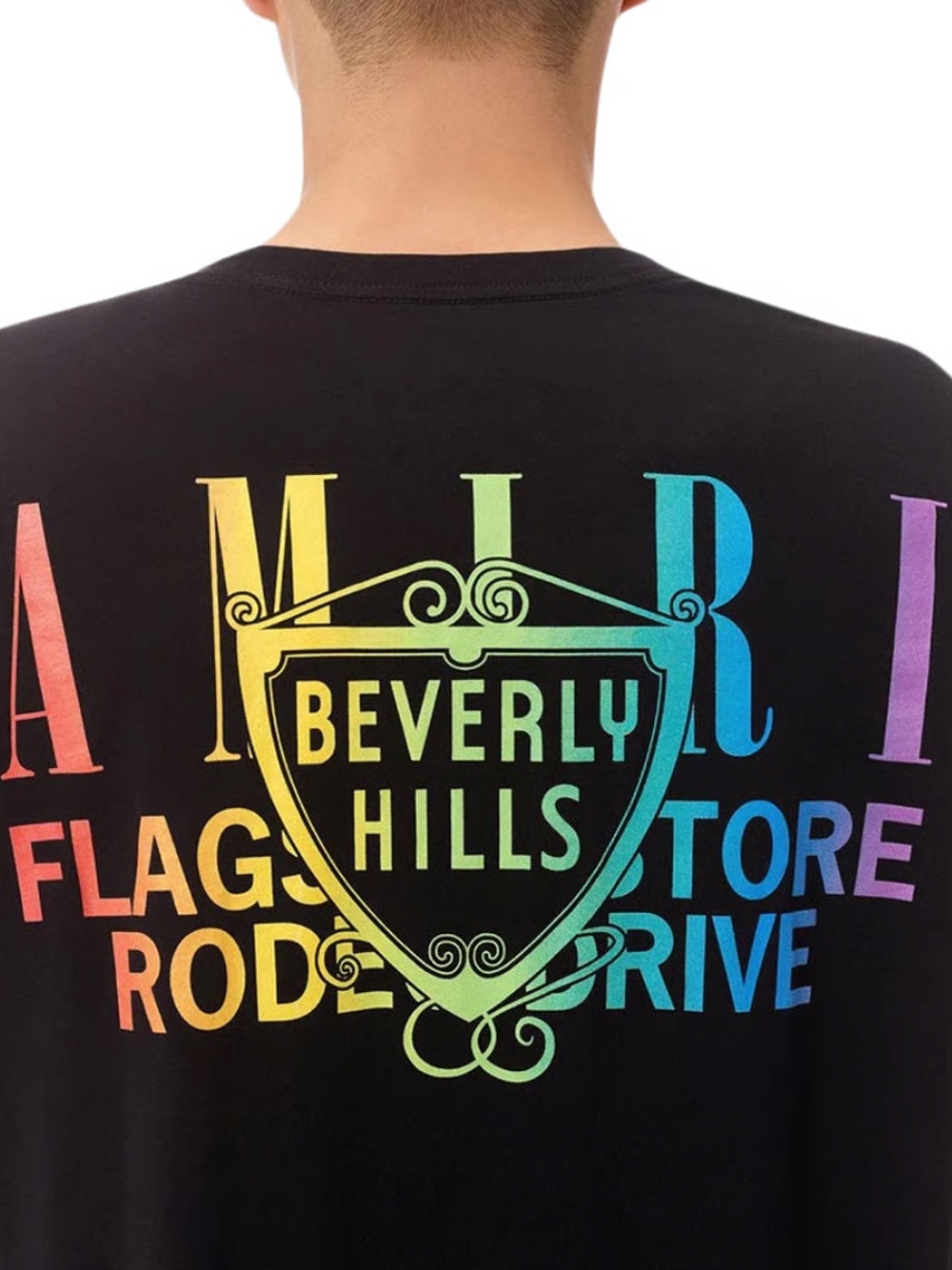 Amiri XO Beverly Hills Black T-Shirt – TheDesignerBox