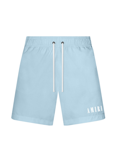 Amiri Core Logo Swimshorts in Blue