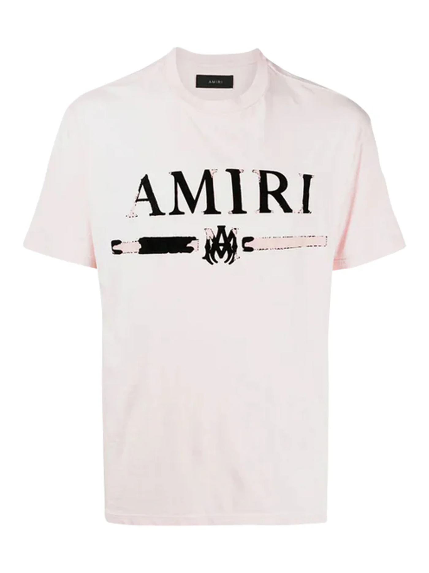 Amiri – T-Shirt „MA Bar“ mit Logo-Applikation in Rosa