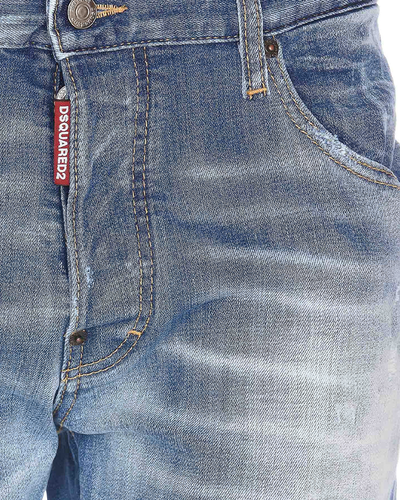 Dsquared2 – Coole Jeans in heller Clean-Waschung in Blau