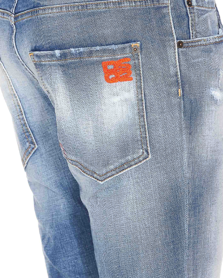 Dsquared2 – Coole Jeans in heller Clean-Waschung in Blau