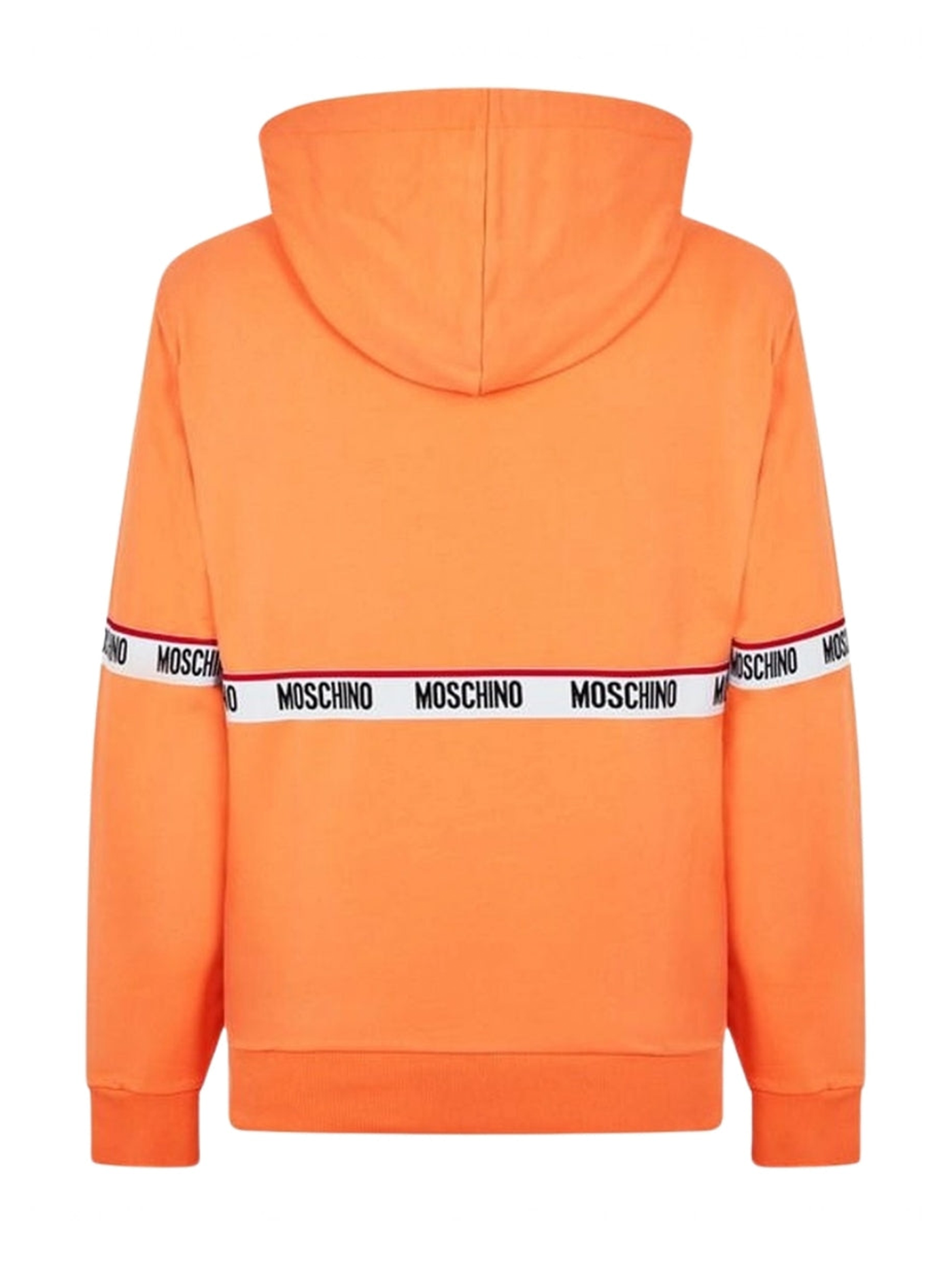 Moschino Tape OTH Logo Orange Hoodie