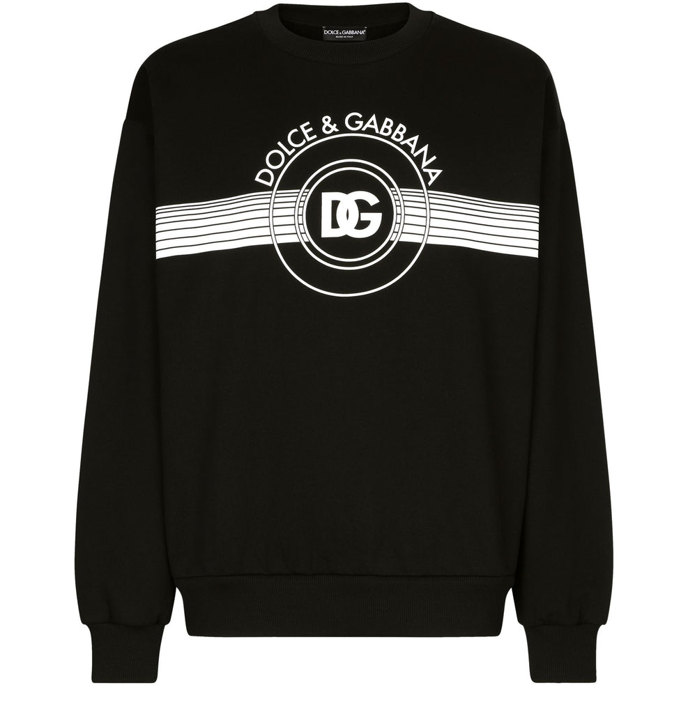 & Jersey DG Logo Print Sweatshirt