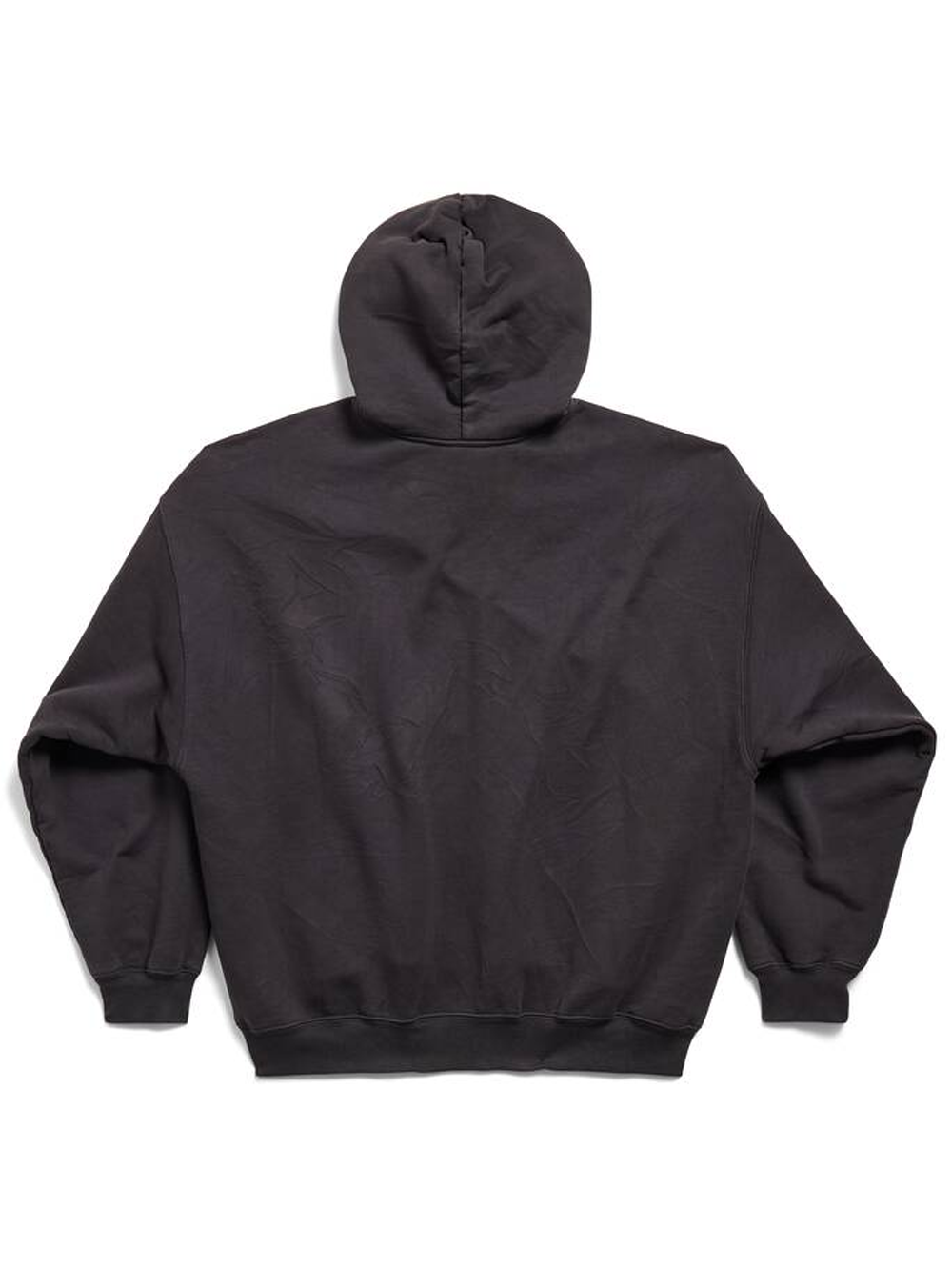 Balenciaga Loop Sports Icon Hoodie in Washed Black