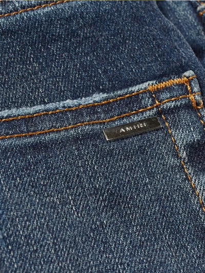 Amiri Slim Fit Slash Classic Blue Denim Jeans
