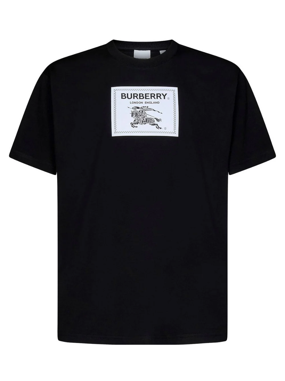 Burberry Box Logo Black T-Shirt – TheDesignerBox