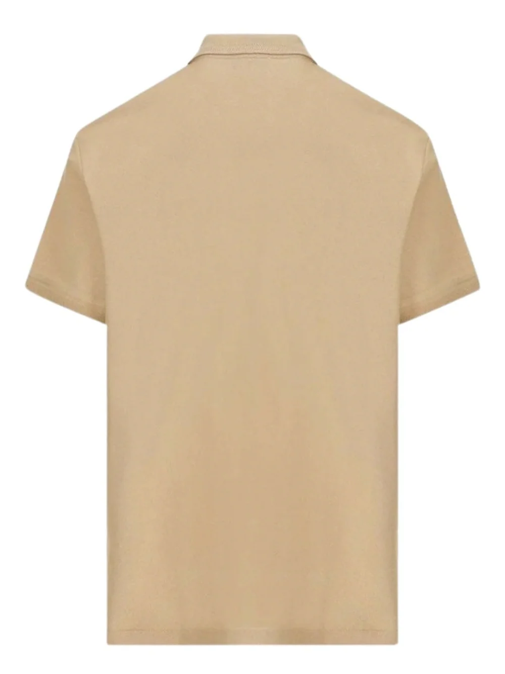 Burberry Branded Circle Logo Camel Beige Polo Shirt