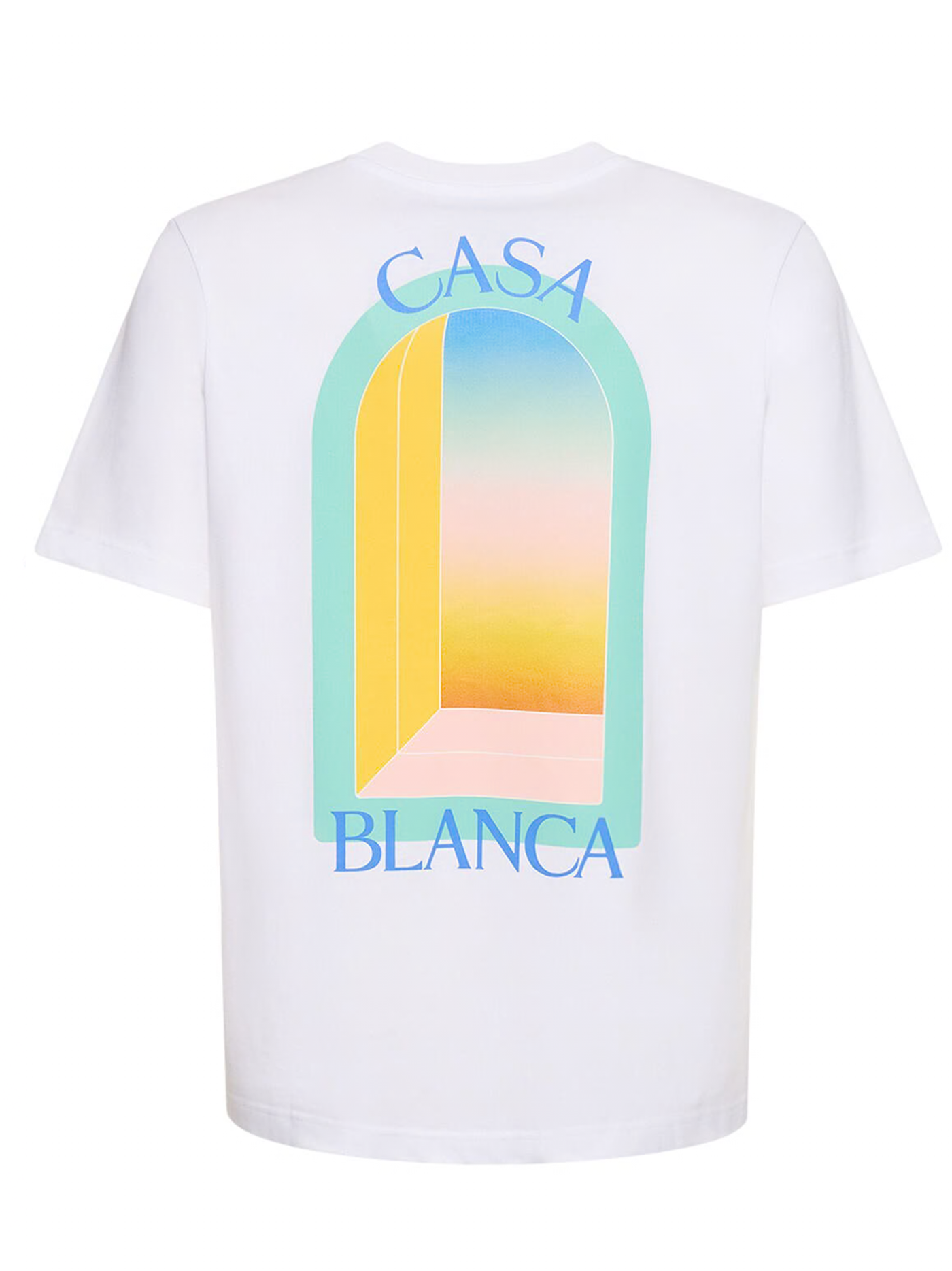 Casablanca L'Arche Colore Printed T-Shirt in White