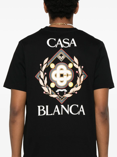 Casablanca Championship Diamond T-Shirt in Black