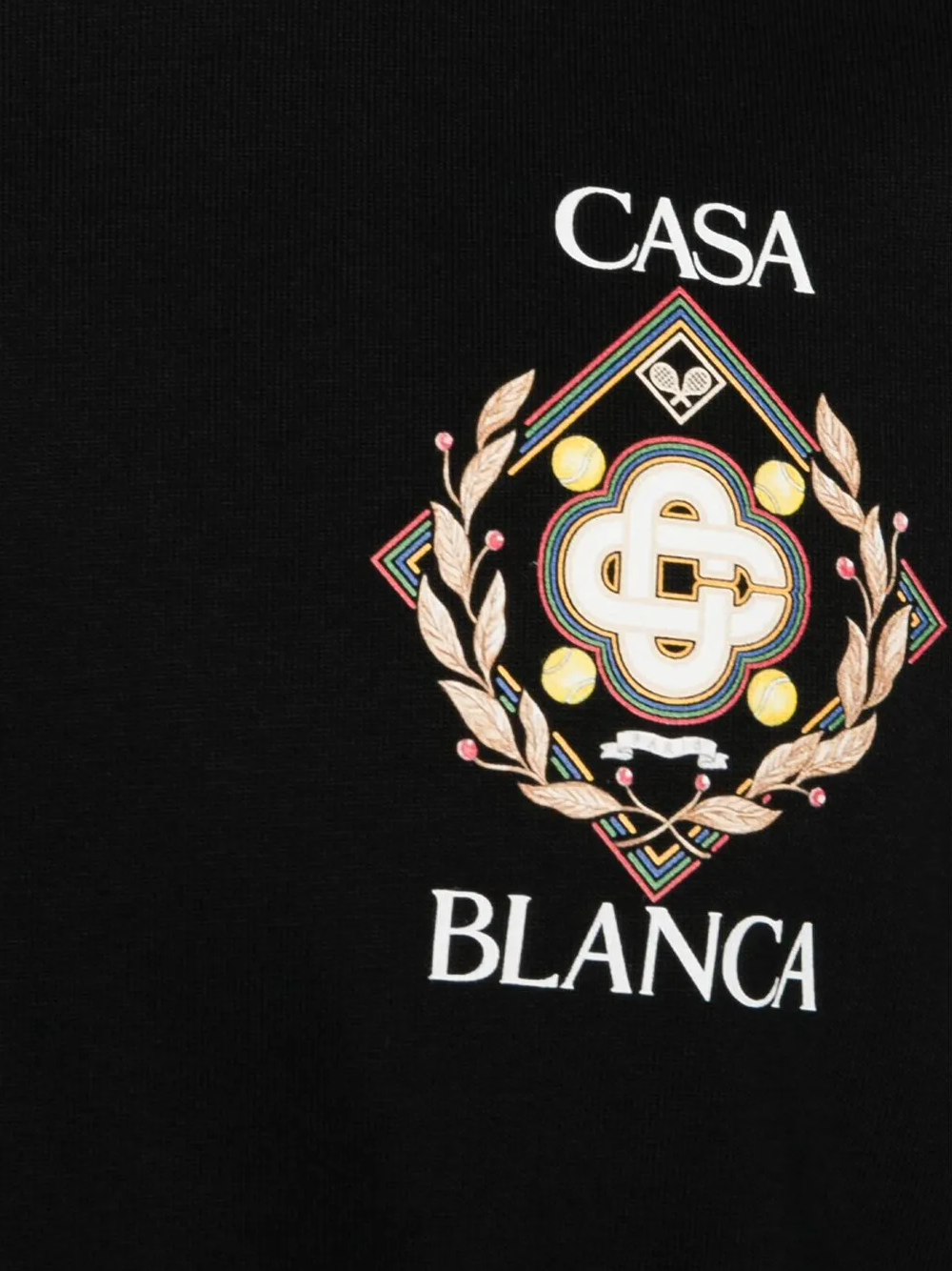 Casablanca Championship Diamond T-Shirt in Black
