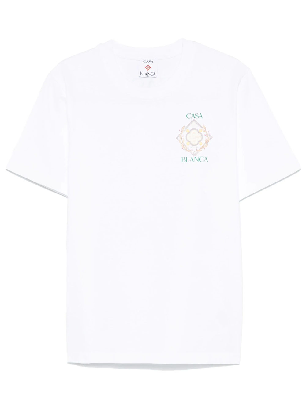 Casablanca Championship Diamond T-Shirt in White