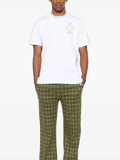Casablanca Championship Diamond T-Shirt in White
