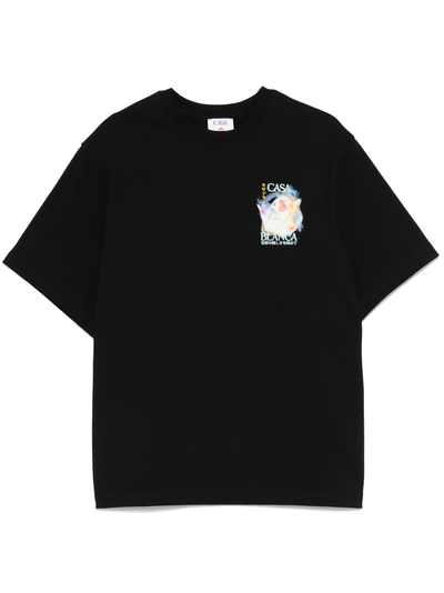 Casablanca Galactic Connection T-Shirt in Black