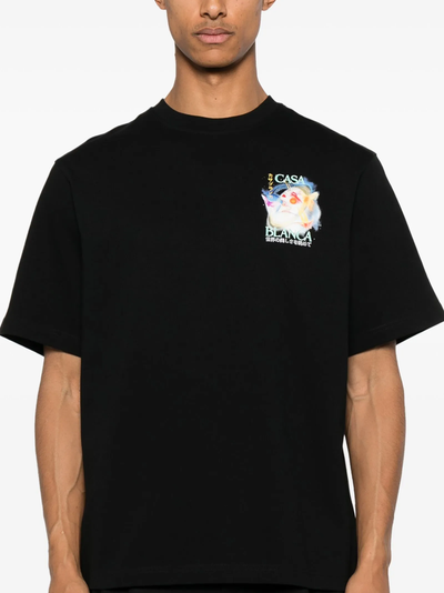Casablanca Galactic Connection T-Shirt in Black