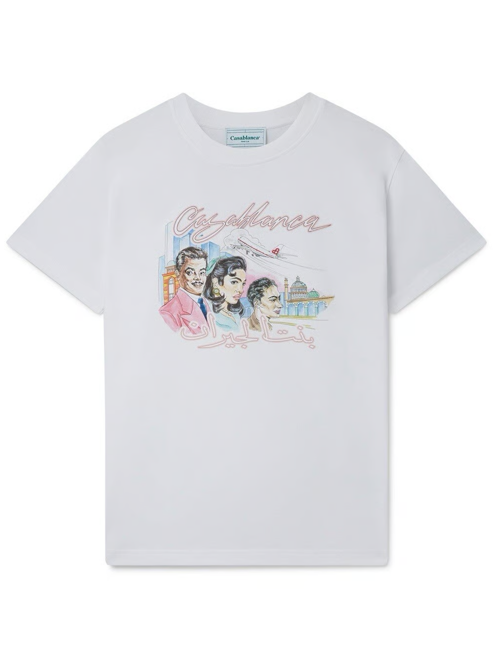 Casablanca La Liaison White T-Shirt