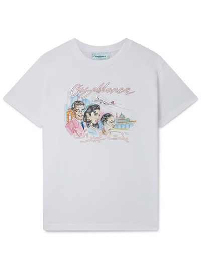 Casablanca La Liaison White T-Shirt