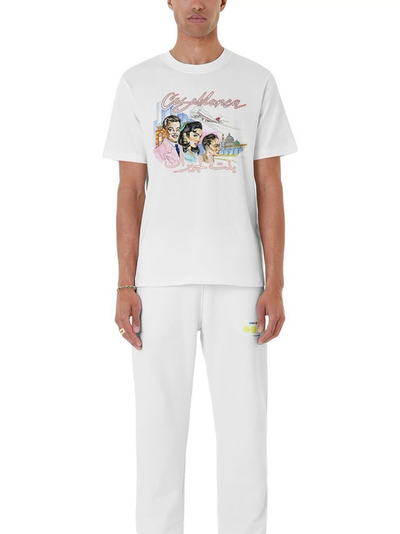 Casablanca La Liaison White T-Shirt