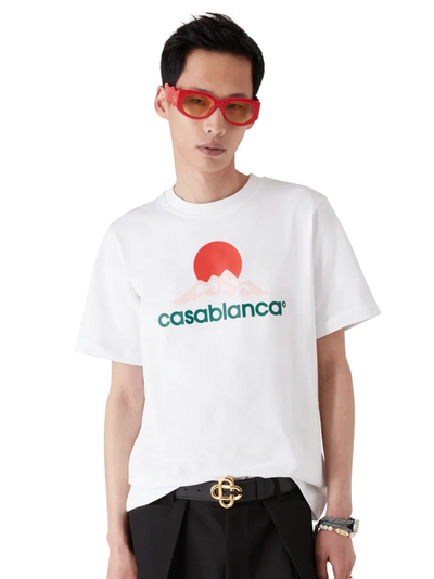 Casablanca Montagne T-Shirt in White
