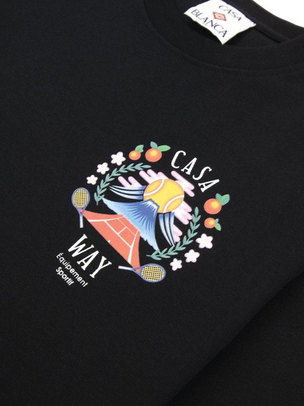 Casablanca Casa Way Mountain T-Shirt in Black