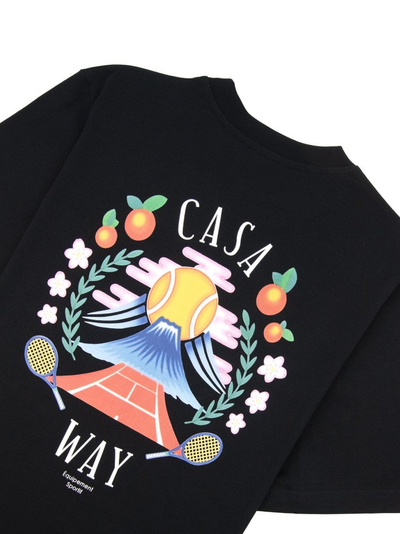 Casablanca Casa Way Mountain T-Shirt in Black