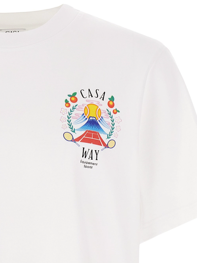 Casablanca Casa Way Mountain T-Shirt in White