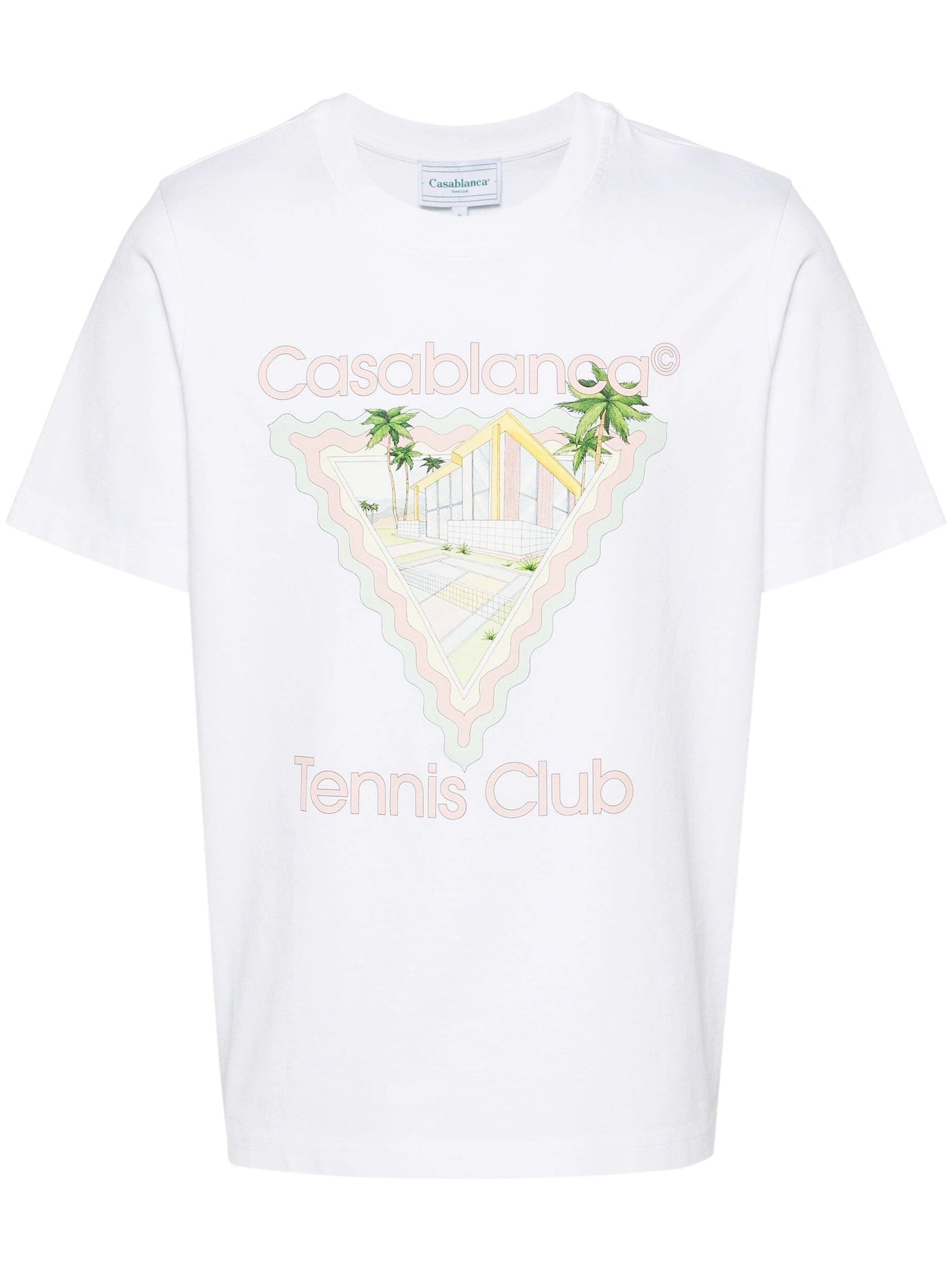 Casablanca Maison De Reve Logo Printed T-Shirt in White