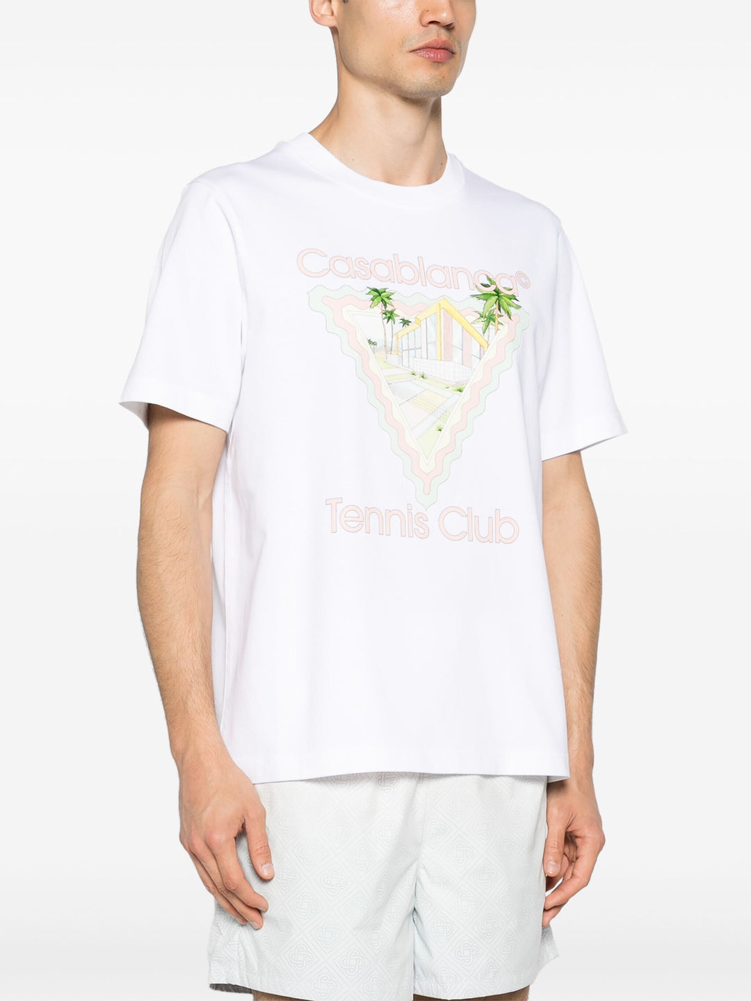 【関送無料】 Casablanca Maison De Reve ロゴ 半袖 Tシャツ Maison De Reve T-Shirt | Casablanca Paris