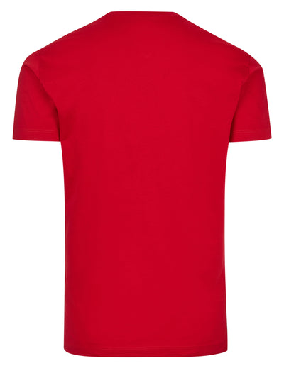 Dsquared2 Icon Printed T-shirt in Red