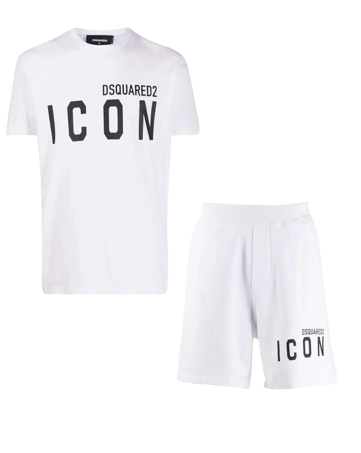 Dsquared2 Icon T-Shirt & Shorts Set in White