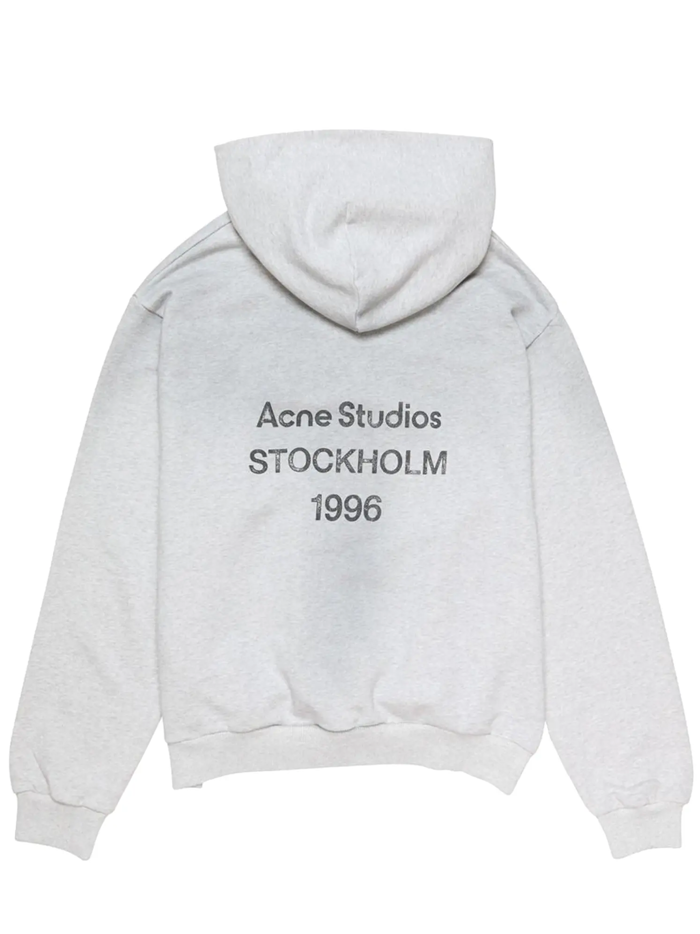 Acne Studios Stockholm Logo Hoodie in Grey