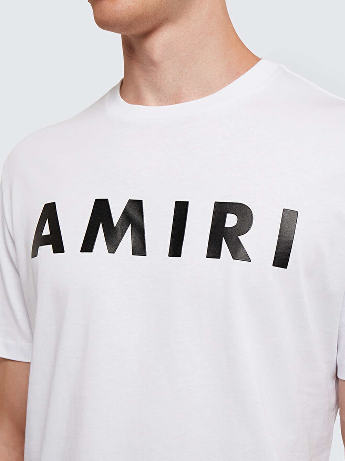 Amiri Army Logo Print T-Shirt in White