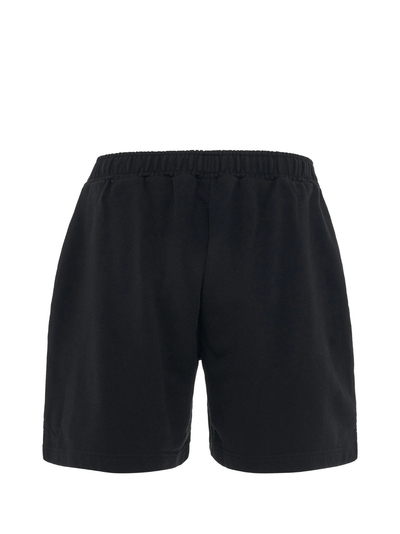 Palm Angels Monogram PA logo Black Sweat Shorts