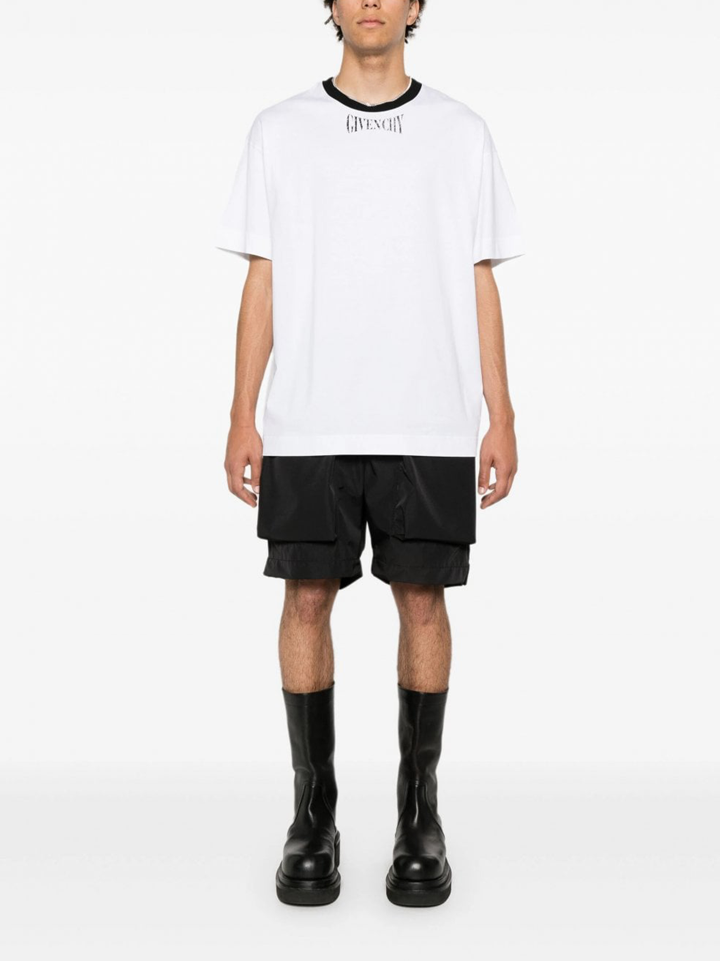 Givenchy 4G Logo Printed T-Shirt in White