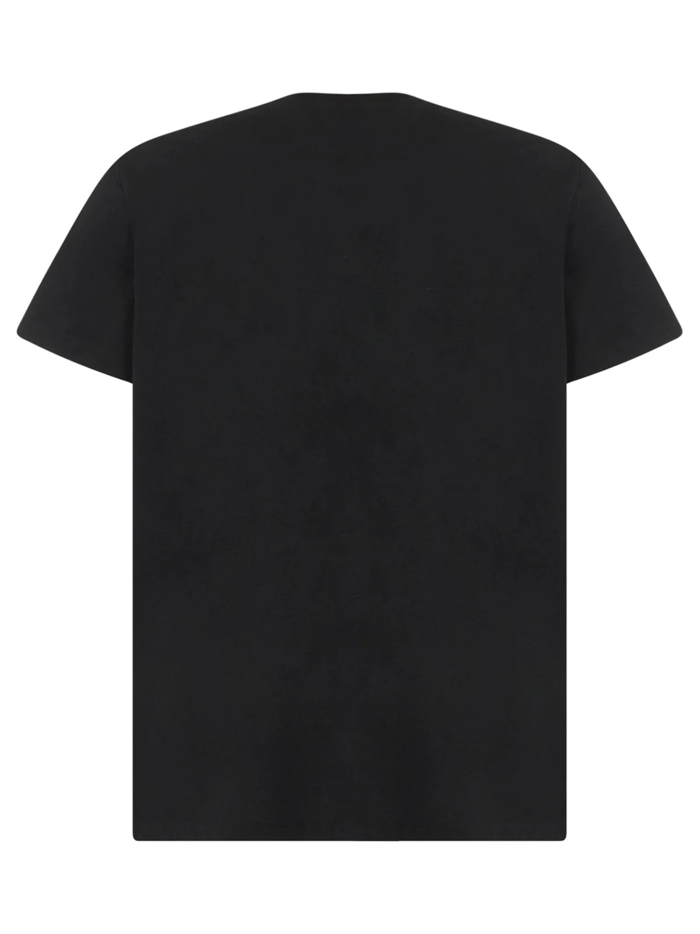 Balmain Paris Gold Foil Printed Logo T-Shirt in Black