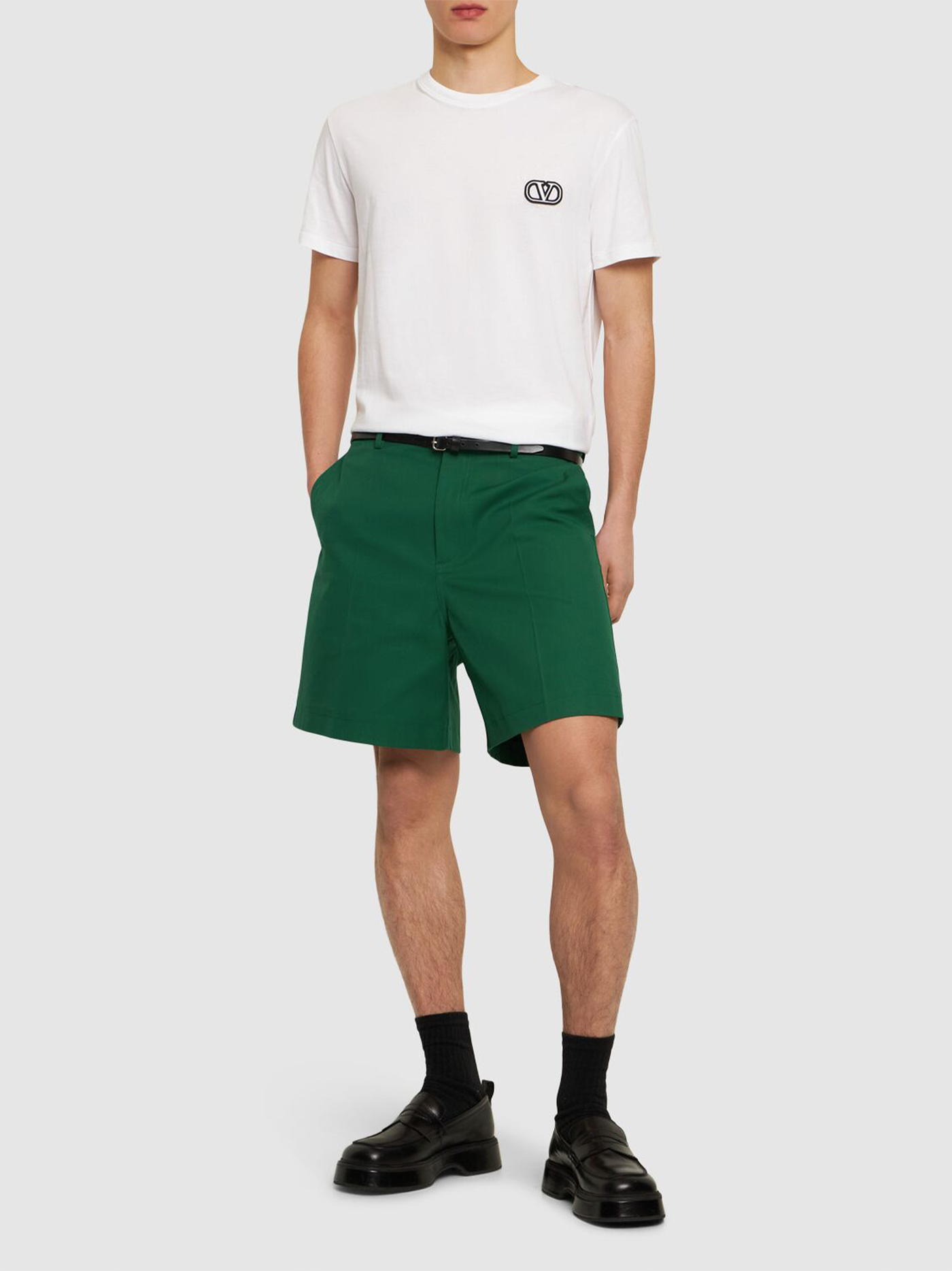 Valentino VLogo Signature Patch T-Shirt in White