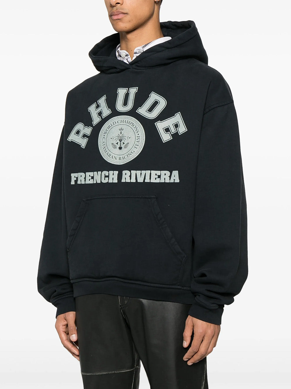 Rhude French Riviera Hoodie in Black