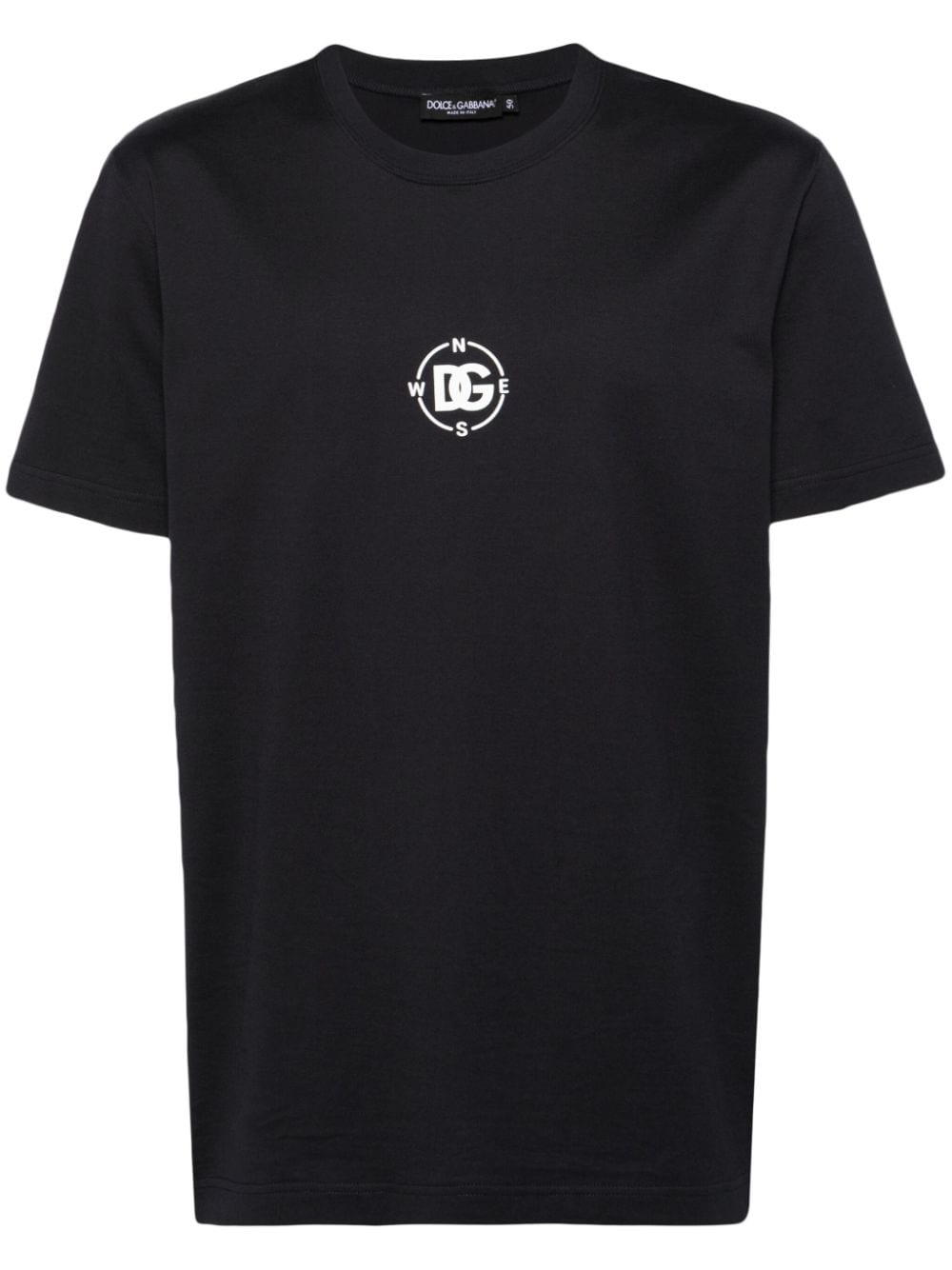 Dolce & Gabbana Marina Logo Printed T-Shirt in Navy