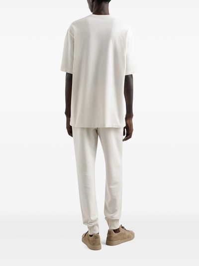 Dolce & Gabbana Small Metal Plaque T-Shirt in Off White