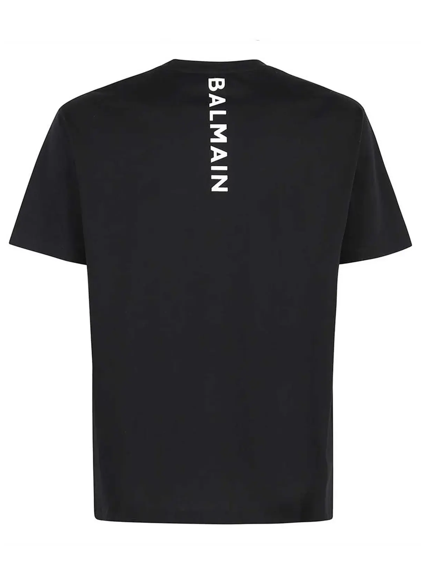 Balmain Back Logo Printed Oversized T-Shirt in Black