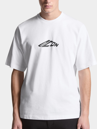 Dsquared2 Icon New Generation Loose Fit T-Shirt in White