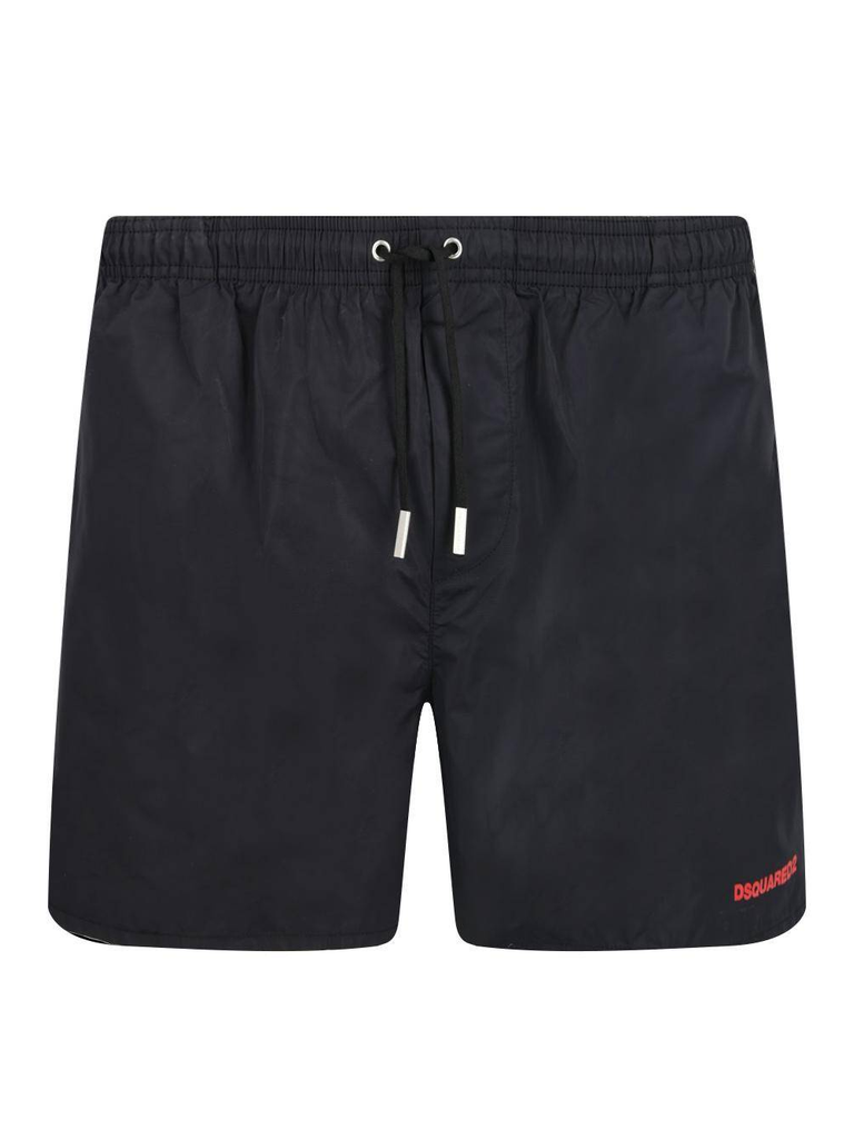 Red Icon Logo Swim Shorts